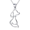 Sweet Puppy Silver Necklace