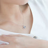 s925 Sterling Silver Eye Necklace