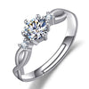 Elegant Moissan Ring
