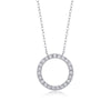 Top-quality Moissanite  Silver Pendant Necklace S925