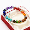 Seven Chakra Healing Stone Yoga Bracelet