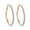 European And American Fashion Shiny C-shaped Earrings