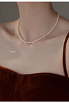 Luxury Niche Pearl Collarbone Chain