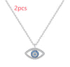 s925 Sterling Silver Eye Necklace