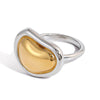 Jeding ColorBlock Ring Titanium Steel Jewelry