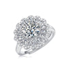 S925 Silver Moissanite Ring