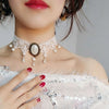 Multi-layer Crystal Lace Necklace